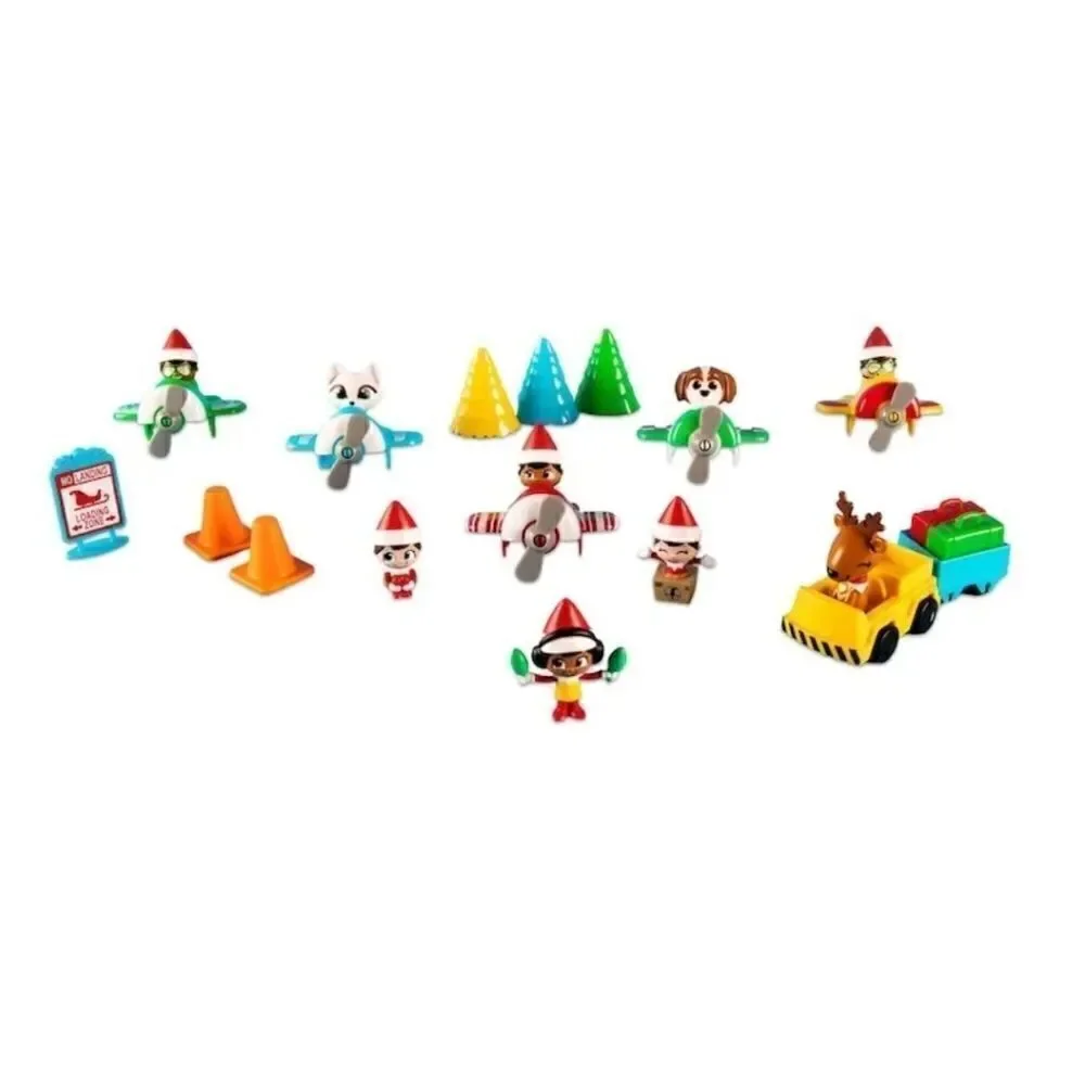 The Elf on the Shelf Festive Flyers Advent Calendar, Includes 24 mini figures